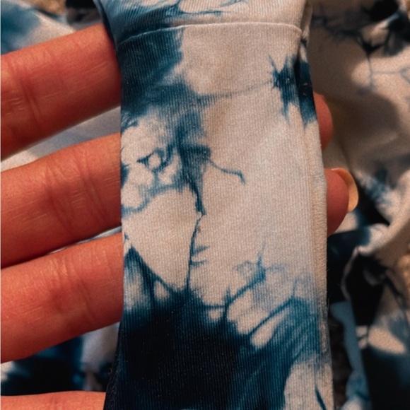 Lulu’s Feeling Beach-y Navy Tie-Dye Bikini Bottoms M - Picture 5 of 7